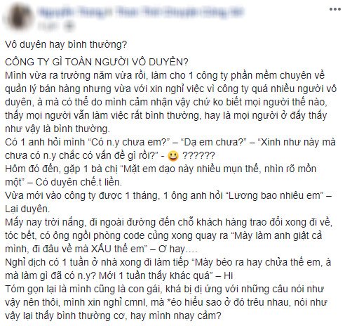 Vừa đi làm đã phải nghỉ vì đồng nghiệp kém duyên nàng công sở bị chê