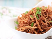 Bếp Eva - Thăn lợn xé sợi xào khô bạn thử chưa?