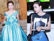 Làng sao - Trà Ngọc Hằng thay vội váy áo trên xe hơi