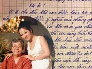 Làng sao - Danh hài Thúy Nga viết thư tay gửi mẹ khiến fan xúc động