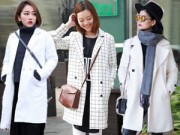 Thời trang - Trẻ trung và sang trọng với áo khoác dạ màu trắng