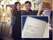 Lộ thiệp cưới của hot girl Mi Trần và bạn trai