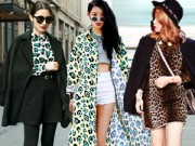 Thời trang - Phái đẹp quyến rũ vượt tuổi tác nhờ họa tiết da báo