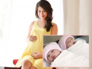 Bà bầu - Chị gái Hoàng My đã hạ sinh hai con gái đáng yêu