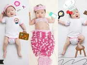 Làm mẹ - Con gái út Lý Hải "cute" trong bộ ảnh phong cách nước ngoài