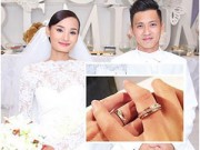 Làng sao - Vợ chồng Lê Thúy khoe nhẫn cưới lấp lánh
