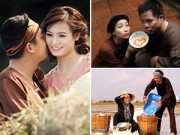 Eva Yêu - Những bộ ảnh cưới với áo nâu, váy đụp