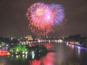 Tin tức - Hà Nội bắn pháo hoa ở bãi giữa sông Hồng dịp Tết