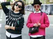 Thời trang - "Đốn tim" chàng nhờ mix áo len và áo sơ mi