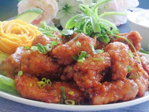 Bữa cơm ngon với sườn xào chua ngọt