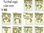 Tin tức cho mẹ - Nhìn tư thế ngủ đoán trí thông minh trẻ sơ sinh