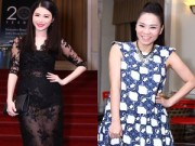 Làng sao - Bà xã Đăng Khôi hở bạo đối lập "bà bầu" Thu Minh