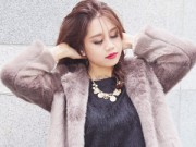 Thời trang - Áo khoác lông sang và điệu cho nữ công sở chơi Tết