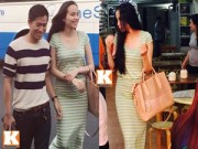 Làng sao - Hot: HH Diễm Hương dáng chuẩn trên phố 2 tuần sau khi sinh