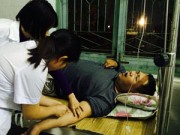 Làng sao - Minh Béo bất ngờ ngất xỉu trên trường quay