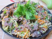 Bếp Eva - Cuối tuần làm nộm xoài xanh bắp bò