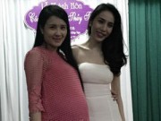 Làng sao - Em gái Công Vinh đã sinh con gái đầu lòng