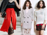 Thời trang - Sexy theo cách ngoan hiền nhờ mốt ren lấp ló