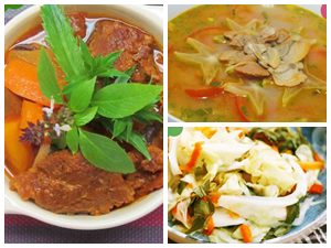 Ấm áp bữa cơm chiều với bò kho, canh khế