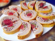 Bếp Eva - Cùng gói giò hoa làm quà biếu Tết