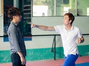 Làng sao - Hồ Quang Hiếu vất vả tập võ cùng Hồ Việt Trung