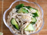 Bếp Eva - Nộm gà dưa chuột chống ngán cho Tết
