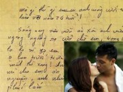 Làng sao - Đan Lê tiết lộ bức thư tình 16 năm trước của Khải Anh