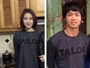 Làng sao - Công Phượng và Hòa Minzy lại gây chú ý khi mặc áo đôi