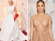 Thời trang - Lady Gaga hết quái, Jennifer Lopez khoe ngực trên thảm đỏ Oscars