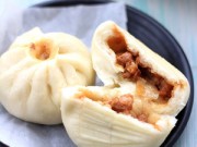 Bếp Eva - Lót dạ buổi chiều với bánh bao nhân thịt nướng
