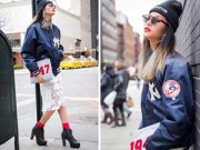 Thời trang - Chân dài Việt đua nhau tạo dáng trên phố New York