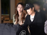Làng sao - Bà bầu Lee Min Jung lộ diện bên chồng Lee Byung Hun