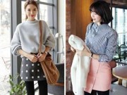 Thời trang - Cách mặc váy ngắn thoải mái không sợ hớ hênh