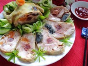 Bếp Eva - Gà rút xương nhồi thập cẩm hấp dẫn cuối tuần