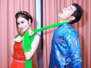 Làng sao - Đông Nhi nhí nhảnh bên Nguyên Khang trong hậu trường