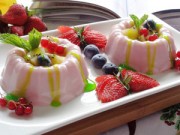 Bếp Eva - Pudding sữa dâu món ngon cho bé