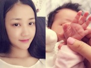 Làng sao - Maya lần đầu khoe ảnh con gái mang quốc tịch Mỹ