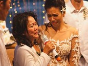 Làng sao - Phương Vy Idol bức xúc vì váy cưới mẹ may bị chê