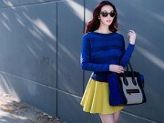 Thời trang - Khánh My mặc kín đáo vẫn hút hồn trên phố