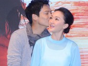 Làng sao - Vợ chồng Châu Tấn tình tứ quấn quýt bên nhau