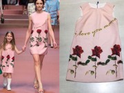Thời trang - Chị em Việt sốt với váy hoa hồng của Dolce&Gabbana