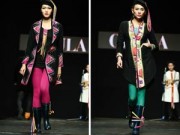 Thời trang - Hoa hậu Thùy Dung đi ủng trên sàn diễn thời trang