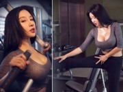 Làm đẹp - Thân hình bốc lửa của huấn luyện viên thể dục nóng bỏng