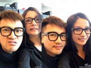 Làng sao - Triệu Vy khoe ảnh nhí nhố bên Ngũ Aka
