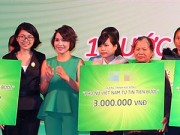 Làng sao - Diva Mỹ Linh trao học bổng cho con em phụ nữ khó khăn