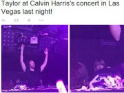 Làng sao - Phi cơ riêng đưa Taylor Swift đi xem "bạn trai" biểu diễn