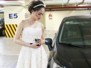 Làng sao - Lan Phương bị đụng xe trên đường đi dự sự kiện