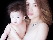 Làm mẹ - Bộ ảnh bán nude ngọt ngào của mẹ Việt và con trai 5 tháng