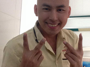 Duy Nhân chuẩn bị ghép tủy