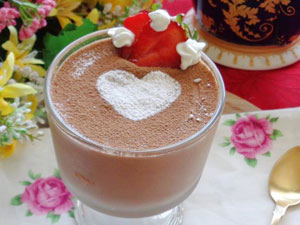 Tráng miệng tuyệt với với chocolate mousse